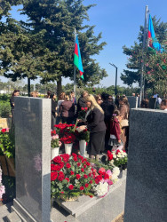 Şəhid Rafiq Rahim oğlu Heydərovun anım günü ilə əlaqədar məzarı ziyarət olundu