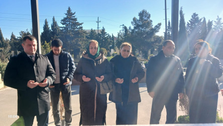 Şəhid Hacıyev Toğrul Rüfət oğlunun doğum günü ilə əlaqədar məzarı ziyarət olundu