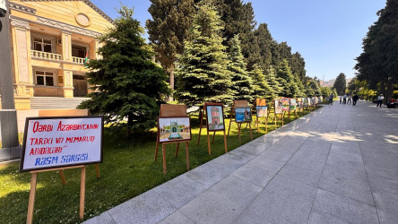 22 may 2025-ci il tarixində Biləcəri mədəniyyət və istirahət parkında “Qərbi Azərbaycanın tarixi və memarlıq abidələri” adlı rəsm sərgisi keçirildi