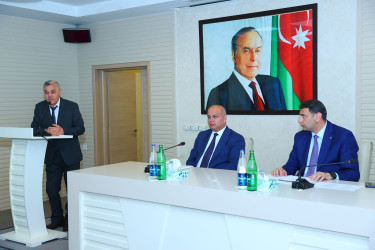 “Su hövzələrində insanların təhlükəsizliyinin təmin edilməsi” mövzusunda rayon müşavirəsi keçirildi
