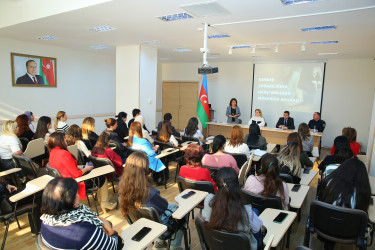 Binəqədi rayonunda "Gender zorakılığına qarşı birlikdə mübarizə aparaq!” mövzusunda tədbir keçirildi