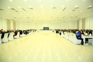 Binəqədi Rayon İcra Hakimiyyəti tərəfindən müqəddəs Ramazan ayı münasibətilə iftar süfrəsi təşkil edildi