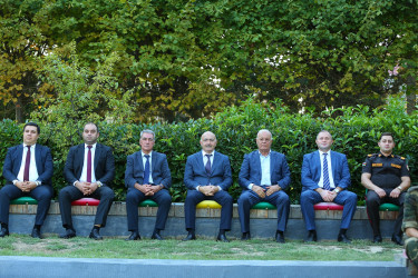 “Şəhərsalma və Memarlıq İli” çərçivəsində Binəqədi rayonunda 20 Sentyabr-Dövlət Suverenliyi Gününə həsr olunmuş “Suveren Azərbaycan-milli qürurumuz və dövlətçilik irsimiz” adlı tədbir keçirildi