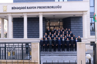 Binəqədi rayon prokurorluğunun yeni inzibati binası istifadəyə verildi
