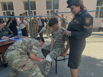 C.Naxçıvanski adına hərbi liseydə “Şahin” hərbi-idman oyunu üzrə Bakı şəhər zona birinciliyi keçirildi