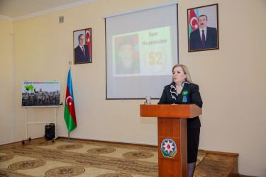 Binəqədi rayonu İlqar Məmmədov adına 298 № li tam orta məktəbdə şəhidin 52-ci ildönümü münasibətilə “Əbədiyaşar qəhrəman” adlı tədbir keçirildi
