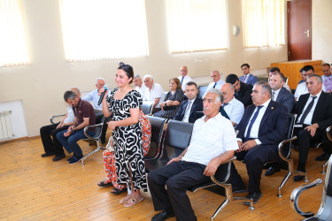 17 iyul 2025-ci il tarixində Binəqədi Rayon İcra Hakimiyyətinin başçısı Elxan Allahverdiyevin 6-cı mikrorayon sakinləri ilə səyyar qəbulu keçirildi