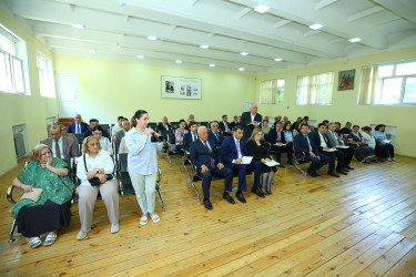 23 iyun 2026-cı il tarixində Binəqədi Rayon İcra Hakimiyyətinin başçısı Elxan Allahverdiyevin 9-cu mikroayon sakinləri ilə səyyar qəbulu keçirildi