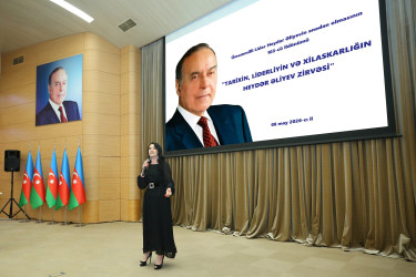 “Şəhərsalma və Memarlıq İli” çərçivəsində Binəqədi rayonunda Ümummilli Lider Heydər Əliyevin anadan olmasının 103-cü ildömümünə həsr olunmuş “TARİXİN, LİDERLİYİN VƏ XİLASKARLIĞIN HEYDƏR ƏLİYEV ZİRVƏSİ" adlı tədbir keçirildi