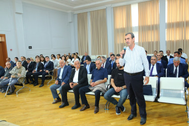 19 sentyabr 2025-ci il tarixində Binəqədi Rayon İcra Hakimiyyətinin başçısı Elxan Allahverdiyevin Biləcəri qəsəbə sakinləri ilə səyyar qəbulu keçirildi