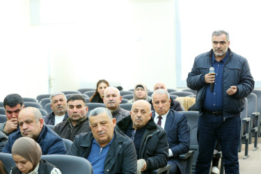 05 mart 2026-cı il tarixində Binəqədi Rayon İcra Hakimiyyətinin başçısı Elxan Allahverdiyevin Xocəsən qəsəbə sakinləri ilə səyyar qəbulu keçirildi