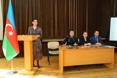 Binəqədi rayonu 144 № li tam orta məktəbdə "Narkotiksiz gələcək naminə!” mövzusunda növbəti maarifləndirici tədbir keçirildi
