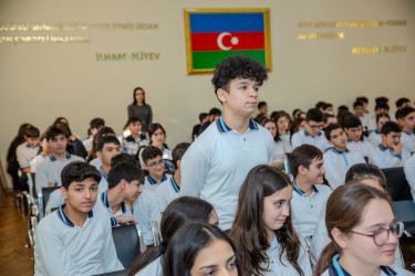 Binəqədi rayonu 115 nömrəli tam orta məktəbdə "Narkotiksiz gələcək naminə” mövzusunda görüş keçirildi