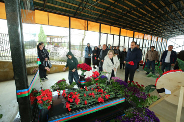 2016-cı il Aprel döyüşləri zamanı şəhid olan Emin Bağırovun anım günü ilə əlaqədar məzarı ziyarət olundu