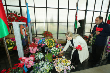 2016-cı il Aprel döyüşləri zamanı şəhid olan Emin Bağırovun anım günü ilə əlaqədar məzarı ziyarət olundu