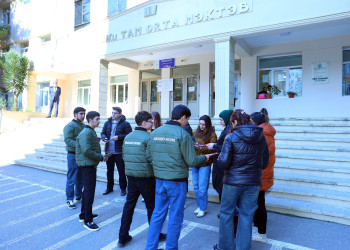 Binəqədi rayonu 283 № li tam orta məktəbdə valideynlərin iştirakı ilə “Narkomanlığa qarşı mübarizədə ailələrin rolu” mövzusunda maarifləndirici görüş keçirildi