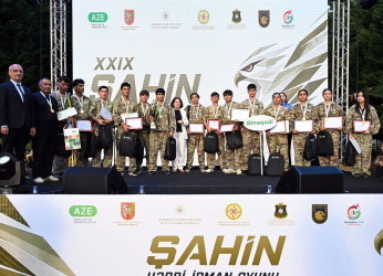 Milli Qurtuluş Gününə həsr olunmuş XXIX “Şahin” hərbi-idman oyununun final mərhələsində birinciliyi Binəqədi rayonu qazandı