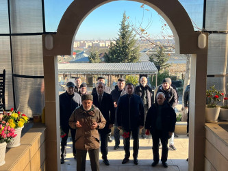 Şəhid Cavadov Ələsgər Elxan oğlunun məzarı ziyarət olundu