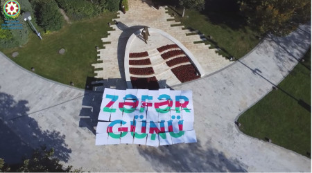 Binəqədi rayonunda 8 Noyabr - “Zəfər Günü”nə həsr olunan fləşmob keçirildi