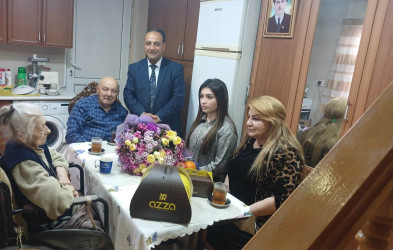 “15 May - Beynəlxalq Ailə Günü” münasibətilə Binəqədi rayonunda uzun illər birlikdə ömür sürmüş, cəmiyyətdə nüfuz qazanmış bir neçə ailə ziyarət olundu