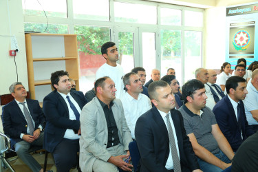 19 iyun 2025-ci il tarixində Binəqədi Rayon İcra Hakimiyyətinin başçısı Elxan Allahverdiyevin Xocəsən qəsəbəsinin sakinləri ilə səyyar qəbulu keçirildi