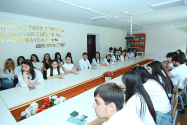 Binəqədi rayonunda 26 İyun-Narkomaniya və Narkobiznesə qarşı Beynəlxalq Mübarizə Gününə həsr olunmuş "Narkotiksiz gələcək naminə!” mövzusunda növbəti maarifləndirici tədbir keçirildi