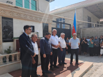 Şəhid Məhərrəmov Məhəmməd Cəlil oğlunun şəhadətinin ikinci ildönümü ilə əlaqədar xatirə bulağının açılışı oldu