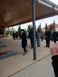 Şəhid Şəhid Səmədov Nicat Şahin oğlunun şəhadətinin ildönümü ilə əlaqədar məzarı ziyarət olundu