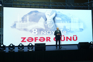 “Konstitusiya və Suverenlik ili” çərçivəsində Şanlı Qələbəmizin 5-ci ildönümünə həsr olunmuş “8 Noyabr-Qürurumuzun, Varlığımızın, Birliyimizin təntənəsi” adlı ümumrayon tədbiri keçirildi