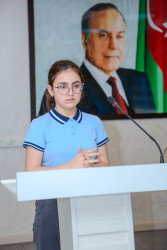 Xalqımızın ümumilli lideri Heydər Əliyevin əziz xatirəsinə həsr olunmuş “Heydər Əliyev və Azərbaycan tarixi” adlı referat-yazı müsabiqəsinin  rayon turunun qalibləri ilə görüş keçirildi