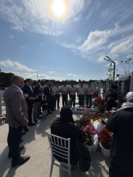 “Antiterror əməliyyatı” zamanı şəhid olmuş İsayev İsmayıl Çərkəz oğlunun anım günü ilə əlaqədar məzarı ziyarət olundu