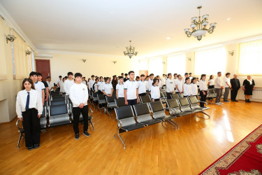 Binəqədi rayonu 135 nömrəli tam  orta məktəbdə "Narkotiksiz gələcək naminə!” mövzusunda növbəti maarifləndirici tədbir keçirildi