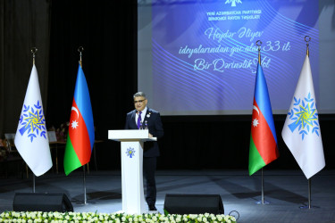 Yeni Azərbaycan Partiyası Binəqədi rayon təşkilatının yaradılmasının 33-cü ildönümünə və 8 Mart Beynəlxalq Qadınlar Gününə  həsr olunmuş tədbir keçirildi