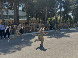 C.Naxçıvanski adına hərbi liseydə “Şahin” hərbi-idman oyunu üzrə Bakı şəhər zona birinciliyi keçirildi