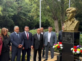 Şəhid Aboyev Ramiz Nazim oğlunun anım günü ilə əlaqədar abidəsi ziyarət olundu