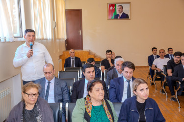 14 may 2026-cı il tarixində Binəqədi Rayon İcra Hakimiyyətinin başçısı Elxan Allahverdiyevin 6-cı mikrorayon sakinləri ilə səyyar qəbulu keçirildi