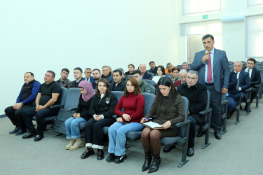 08 yanvar 2026-cı il tarixində Binəqədi Rayon İcra Hakimiyyətinin başçısı Elxan Allahverdiyevin Xocəsən qəsəbə sakinləri ilə səyyar qəbulu keçirildi