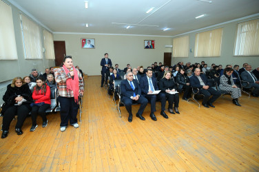 13 yanvar 2026-cı il tarixində Binəqədi Rayon İcra Hakimiyyətinin başçısı Elxan Allahverdiyevin 6-cı mikrorayon sakinləri ilə səyyar qəbulu keçirildi