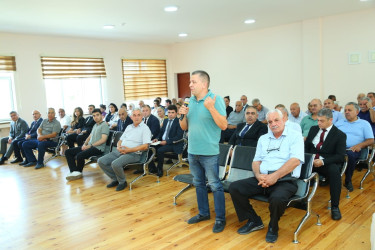 04 sentyabr 2025-ci il tarixində Binəqədi Rayon İcra Hakimiyyətinin başçısı Elxan Allahverdiyevin M.Ə.Rəsulzadə qəsəbə sakinləri ilə səyyar qəbulu keçirildi