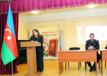 Binəqədi rayonu 267 № li məktəb-liseydə "Narkotiksiz gələcək naminə!” mövzusunda növbəti maarifləndirici tədbir keçirildi.