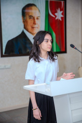 Xalqımızın ümumilli lideri Heydər Əliyevin əziz xatirəsinə həsr olunmuş “Heydər Əliyev və Azərbaycan tarixi” adlı referat-yazı müsabiqəsinin  rayon turunun qalibləri ilə görüş keçirildi