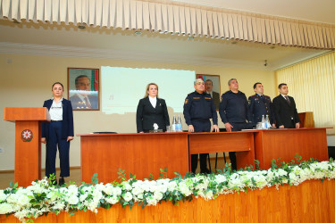 Binəqədi rayonu 135 nömrəli tam orta məktəbdə "Narkotiksiz gələcək naminə” mövzusunda görüş keçirildi