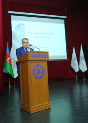 YAP Binəqədi rayon təşkilatı Ümummilli lider Heydər Əliyevin anadan olmasının 103-cü ildönümünə həsr olunmuş “Ulu öndərin tarixi missiyası – zəfərə aparan yol” adlı tədbir keçirdi
