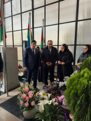 Şəhid Məmmədov Vüsal Aftandil oğlunun şəhadətinin ildönümü ilə əlaqədar məzarı ziyarət olundu