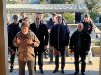 Şəhid Cavadov Ələsgər Elxan oğlunun məzarı ziyarət olundu