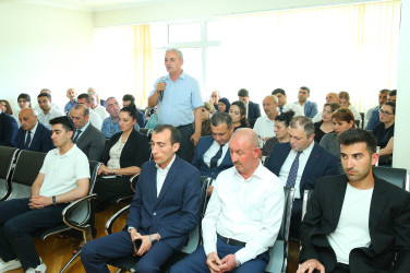 24 iyun 2025-ci il tarixində Binəqədi Rayon İcra Hakimiyyətinin başçısı Elxan Allahverdiyevin M.Ə.Rəsulzadə qəsəbəsinin sakinləri ilə səyyar qəbulu keçirildi