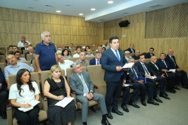 20 avqust 2026-cı il tarixində Binəqədi Rayon İcra Hakimiyyətinin başçısı Elxan Allahverdiyevin M.Ə.Rəsulzadə qəsəbə sakinləri ilə səyyar qəbulu keçirildi
