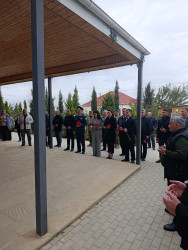 Şəhid Şəhid Səmədov Nicat Şahin oğlunun şəhadətinin ildönümü ilə əlaqədar məzarı ziyarət olundu