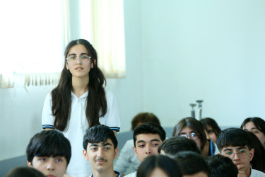 Binəqədi rayonu 3 №-li tam orta məktəbində "Narkotiksiz gələcək naminə!” mövzusunda tədbir keçirildi