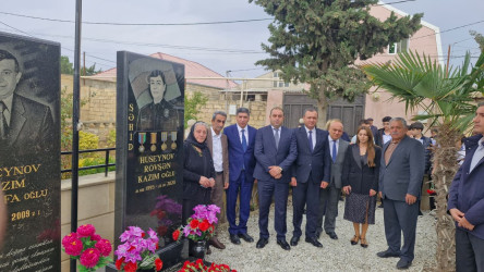 23 oktyabr 2026-cı il tarixində şəhid Hüseynov Rövşən Kazım oğlunun anım günü ilə əlaqədar məzarı ziyarət olundu